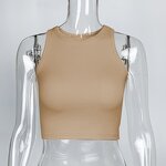 Crop Top Factory - OEM Custom Print Ladies Cotton Knitted