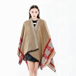 Shawl Cardigan Factory - OEM Women's Sweater Cloak With Tassels