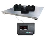 Stainless Steel Floor Scale Factory - 0.8*0.8m 2t Waterproof with A12E