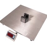 Stainless Steel Floor Scale Factory - 0.8*0.8m 2t Waterproof with A12E