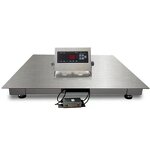 Stainless Steel Floor Scale Factory - 0.8*0.8m 2t Waterproof with A12E