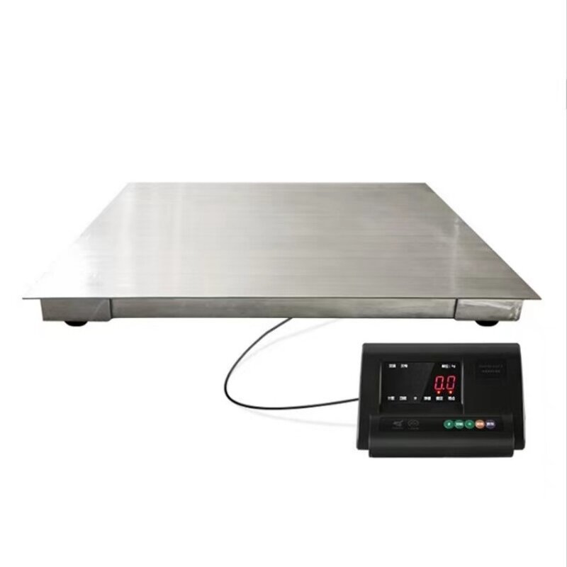 Stainless Steel Floor Scale Factory - 0.8*0.8m 2t Waterproof with A12E