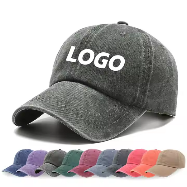 Dad Hat Factory - OEM Wholesale Custom Logo 6 Panel Washed