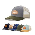 Trucker Hat Supplier - OEM Custom Embroidery Logo Leather Patch