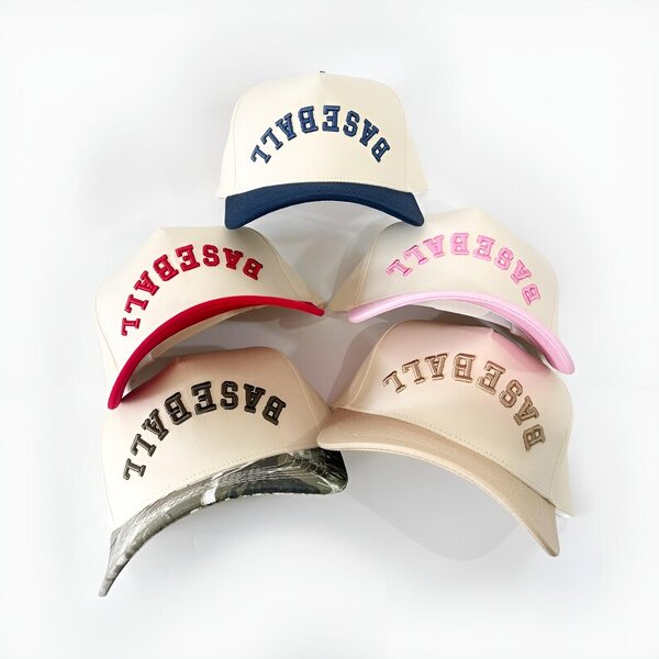 Baseball Cap Factory - OEM Wholesale 5 Panels Classic Cotton 3D