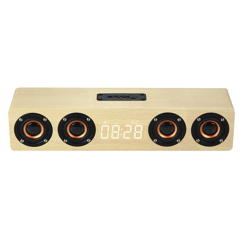 Portable Speaker Factory - OEM Wooden Speaker with Alarm Clock