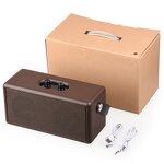 Vintage Speaker Supplier - OEM Retro Wooden Strong Bass Wireless