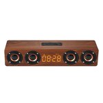 Portable Speaker Supplier - OEM KC Compliant 20W Wooden Rechargeable