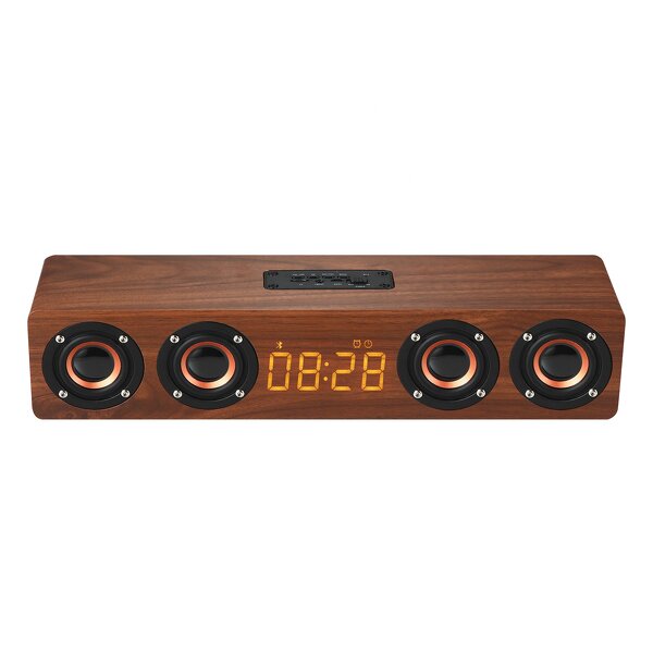 Portable Speaker Supplier - OEM KC Compliant 20W Wooden Rechargeable