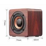 Wooden Box Speaker Factory - OEM Mini Portable Wood Square Speaker