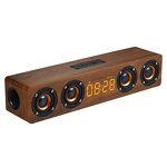 Portable Speaker Supplier - OEM KC Compliant 20W Wooden Rechargeable