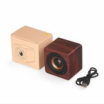 Wooden Box Speaker Factory - OEM Mini Portable Wood Square Speaker
