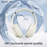 Wireless Headphones Supplier - OEM ZEALOT B39 Foldable HiFi Stereo