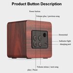 Wooden Box Speaker Factory - OEM Mini Portable Wood Square Speaker