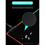 Gaming Mouse Pad Supplier - OEM RGB LED Soft Extra Large Anti-Slip