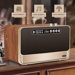 Retro Wooden Speaker Manufacturer - OEM Manovo 30W Vintage Portable