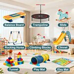 Balance Board Factory - Indoor Plastic Montessori Sensory Wobble Toy Anti Slip