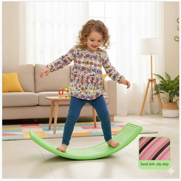 Balance Board Factory - Indoor Plastic Montessori Sensory Wobble Toy Anti Slip