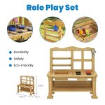 Toddler Activity Set Factory - Outdoor Role Play House Toy Stable Portable