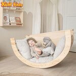 Baby Climbing Frame Factory - Montessori Wooden Interactive Rocking Chair Toy
