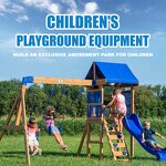 Children's Play Swing Factory - Customize Wooden Playground Equipment Slides Set