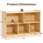 Toy Cabinet Factory - Modern Montessori with Drawers Preschool Storage