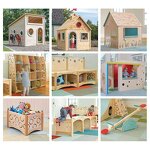 Adventure Playground Factory - Montessori Preschool Custom Make Outdoor Slide Park