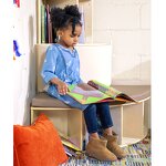 Wooden Bookcase Factory - Montessori Kindergarten Library Design Preschool