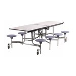 Cafeteria Furniture Factory - Resistant Table Chair with Stools for School Dining