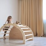 Balance Board Factory - Montessori Wobble Rainbow Board Wooden Educational Toy