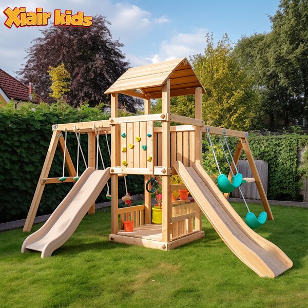 Outdoor Facilities Factory - Kindergarten Children's Playground Slide Swing Climbing