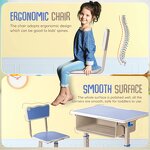 Study Table with Chair Factory - Adjustable Height Desk Chair Combo for Children