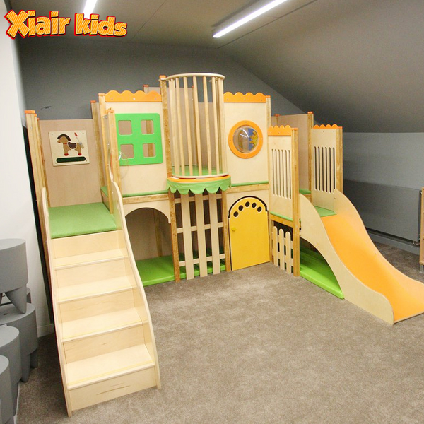 Indoor Playground Factory - Montessori Wooden for Kindergarten Safe Climbing Areas