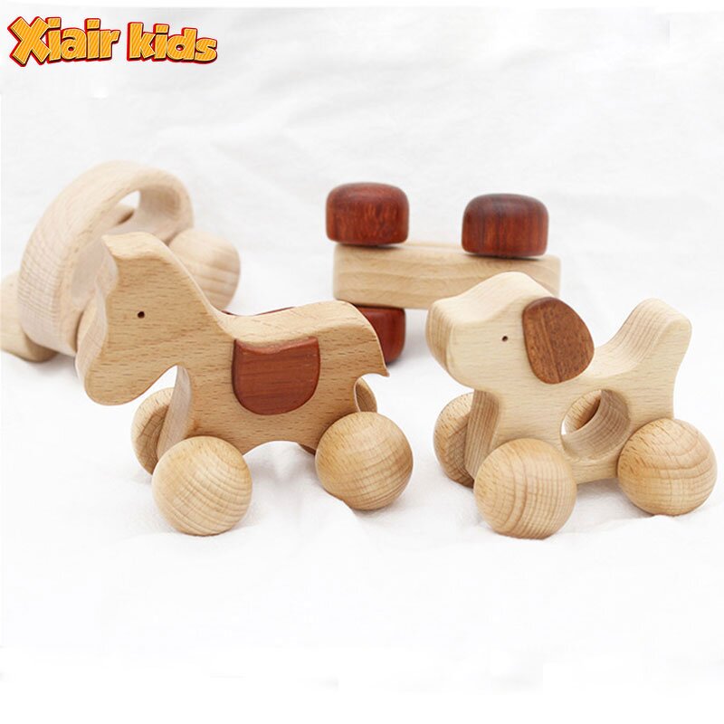 Wooden Push Toy Factory - Wholesale Montessori Nursery School Car Toy Track