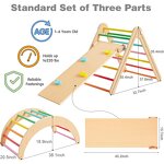 Outdoor Indoor Climbing Frame Factory - Montessori Wooden Foldable with Slide