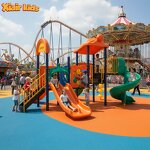 Kids Playground Equipment Factory - Outdoor Slide Swing Climbing Tower Structure