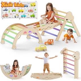 High Quality Climbing Frame Factory - Montessori Wooden Foldable Pickler Triangle