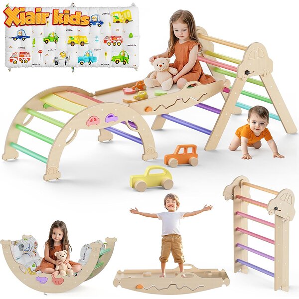 High Quality Climbing Frame Factory - Montessori Wooden Foldable Pickler Triangle