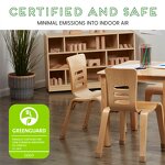 Stackable Chair Set Factory - Montessori Bent Wooden for Daycare Toddler Supplier