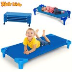 Stackable Toddler Cots Factory - Montessori Daycare Rest Mat Kids Bed for Kindergarten