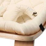 Baby Rocking Chair Factory - Wooden Lounge Bouncer with Cushion Adjustable Height