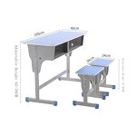 Primary School Desk Set Factory - Student Desk and Chair Classroom for Kids