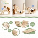 Wooden Climbing Frame Set Factory - Montessori with Ramp Slide Foldable Pickler