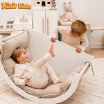 Balance Board Factory - Montessori Wobble Rainbow Board Wooden Educational Toy