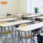Sustainable Classroom Furniture Factory - Student Desks Height-Adjustable Chairs
