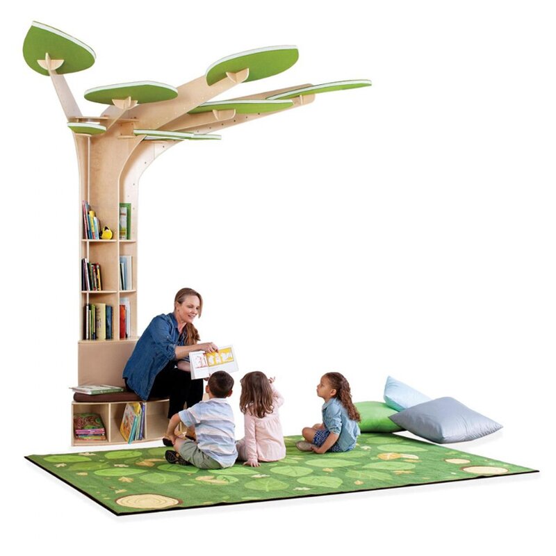 Tree Bookshelf Factory - Modern Preschool Furniture for Kindergarten Library