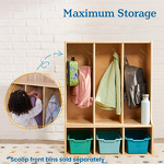 Kindergarten Wardrobe Factory - Modern Montessori Wooden Coat Locker Daycare