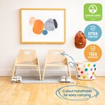 Wooden Stool Factory - Montessori Lightweight Stackable Daycare Baby Seat