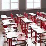 Pupil Desk Factory - Promotion Sturdy Foldable Seats for Elementary Middle Schools