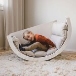 Balance Board Factory - Montessori Wobble Rainbow Board Wooden Educational Toy